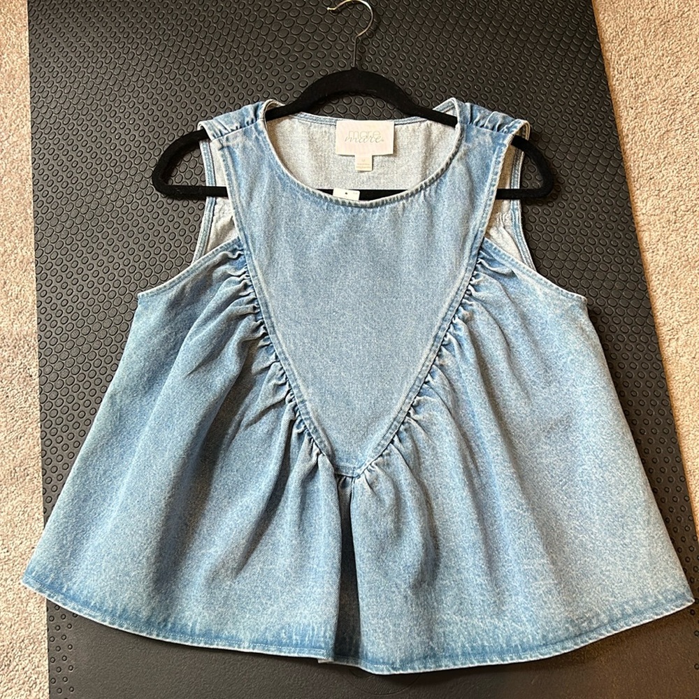 Anthropologie Denim Top
